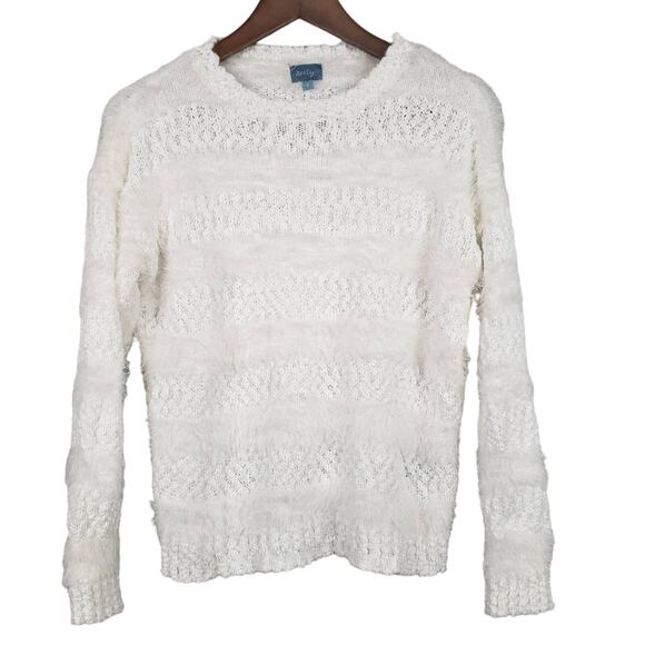 Neely Fuzzy Crew Neck Sweater - S - Picture 1 of 4